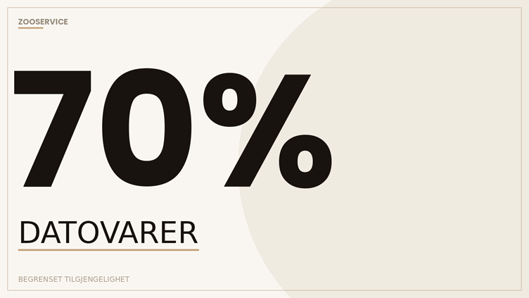 Datovarer 70%
