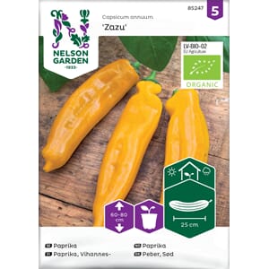 Paprika, Zazu, Organic, Nelson Garden