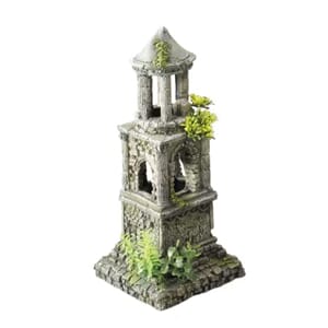 Akvarie Decor Mausoleum Tårn Ruin 30,2cm