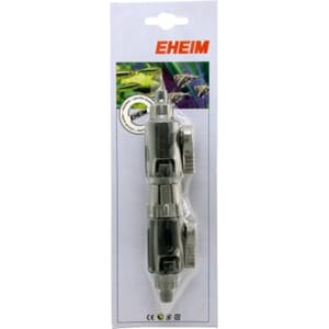 Eheim dobbel stoppekran m/kobling 9/12 mm  nr. 4003412