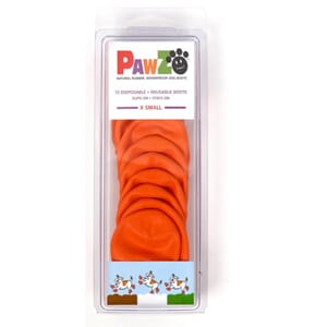 Pawz Hundesko X-Small 5,1cm (orange) 12stk