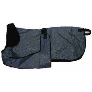 Dekken foret small. mørk grå