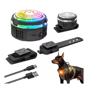 LED lys til hund, ryggsekk, barnevogn etc