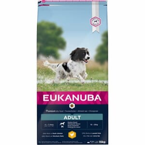 EUKANUBA Adult Medium Breed kylling 15kg