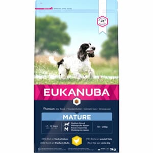 EUKANUBA Mature Medium Breed kylling 3kg