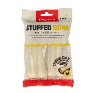 Dogman Chicken Stuffed Bone 2pk Small