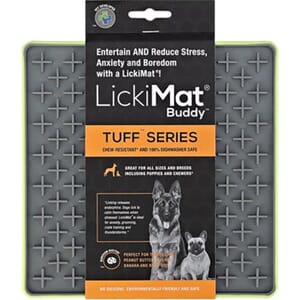 LICKIMAT BUDDY TUFF GRØNN 20CM