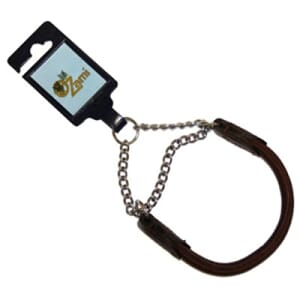 Ozami Halvstrup Rundsydd Halsbånd Elgskinn 45cm