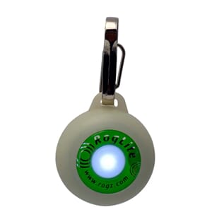 Rogz Blink Dog Light 3cm Grønn