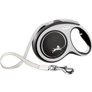 Flexi New Comfort L 8M Band Svart, Max 50KG