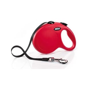 Flexi New Classic Tape Rød L 5m, 50kg