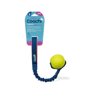 Hundeleke Coachi Tuggi Ball Marineblå/Coral/Lime