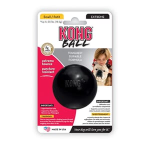 Kong Extreme Ball Svart Small