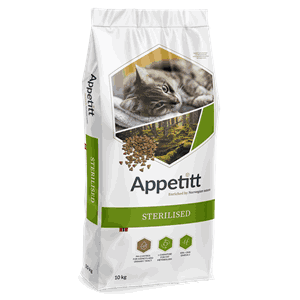 Appetitt Cat Sterilised kattemat 10 kg