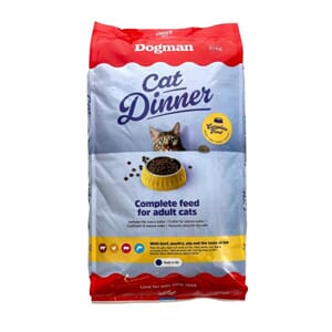 Dogman Dinner for Katt 10kg Fullfôr