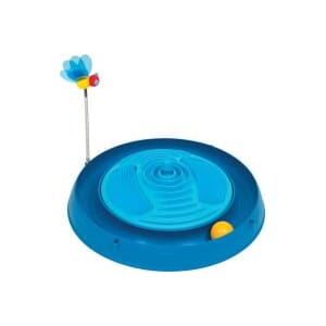 Play`n Scratch Massage Katteleke Blå m/catnip