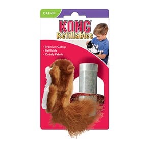 Kong Refillbar Catnip Ekorn Katteleke