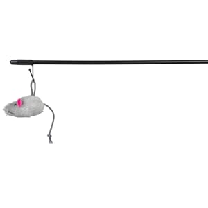 Katteleke Fiskestang med Pelsmus og Strikk 50cm