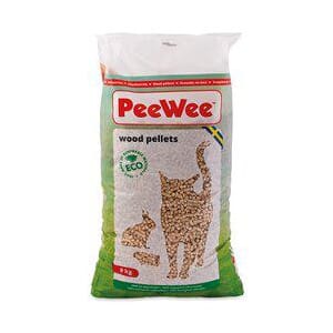 PeeWee Eco Kattestrø/ Trepellets 9kg/14L