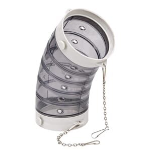 Ferplast Rør Bøyd ø10,5cm Transparent/grå