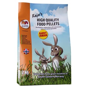 Kaja´s To Gode Naboer Kanin junior pellets 2kg