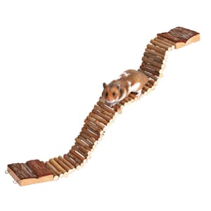 Hamsterleke Fleksibel Bro 55,5x7cm Natur Trixie