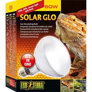 Solar Glo 80W UVA/UVB Varme og Sollys Pære Exoterra