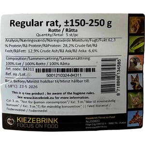 Kiezebrink Fryste Regular Rats +/-150-250g 5pk