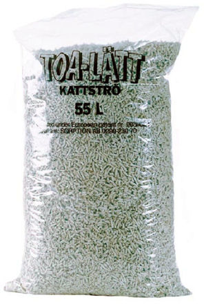 Toalett Burstrø / Kattestrø 55 liter ca 12kg