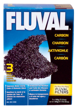 Aktivt Filterkull Fluval 3x100g