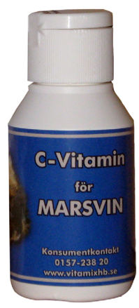 C-Vitamin til Marsvin med jordbærsmak 50ml