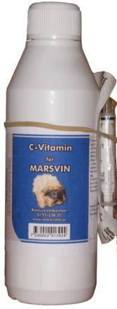 C-Vitamin til Marsvin med jordbærsmak