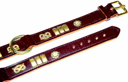 Halsbånd Traditional 3.2 x 45cm brun*