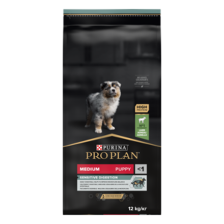 Pro Plan Medium Puppy Sensitive Digestion - OptiDigest 12kg