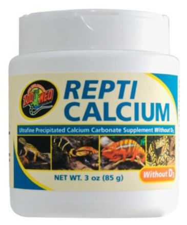 Zoo Med Repti Calcium 85 gram uten D3 uten fosfor
