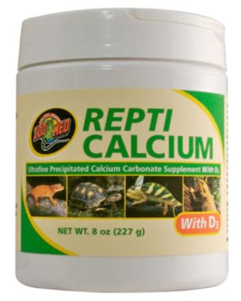 Zoo Med Repti Calcium 227 gram med D3 uten fosfor
