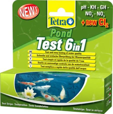 Tetra Pond Test 6i1 25stk Teststrips