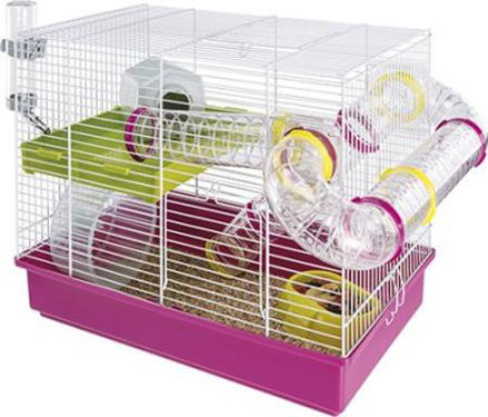 Ferplast Laura Hamster Hvit/Rosa 46x29