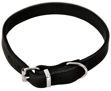 Halsbånd Lær 14mmx35cm Svart Dogman