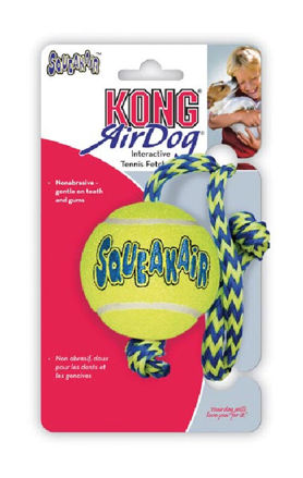 Kong tennisball med tau M ca 6cm