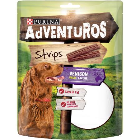 Purina Adventuros Strips 90g Venison Wild Flavour