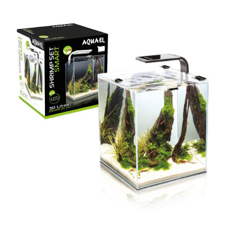 AquaEl ShrimpSet Smart2 19L Svart 25x25x30cm