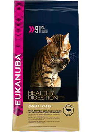 Eukanuba Cat Adult Healthy Digestion Lamb, 2 kg