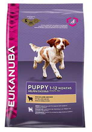 Eukanuba Dog Puppy All Breed Lamb & Rice, 1 kg