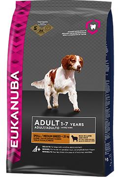 Eukanuba Dog Adult Small / Medium Breed Lamb & Rice, 1 kg