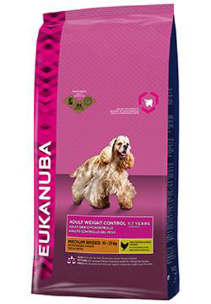 Eukanuba Dog Adult Medium Breed Weight Control, 3 kg