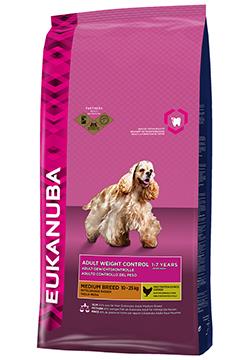 Eukanuba Dog Adult Medium Breed Weight Control, 12 kg
