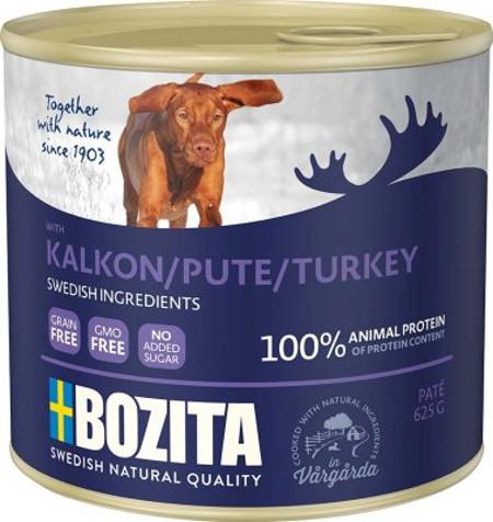 Bozita Turkey Hermetikk 625gr Våtfôr Hund