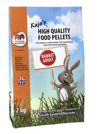 Kaja´s To Gode Naboer Kanin pellets 2kg