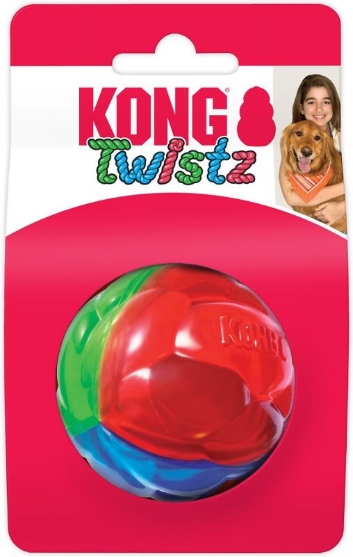 Kong Twistz Ball Tricolor